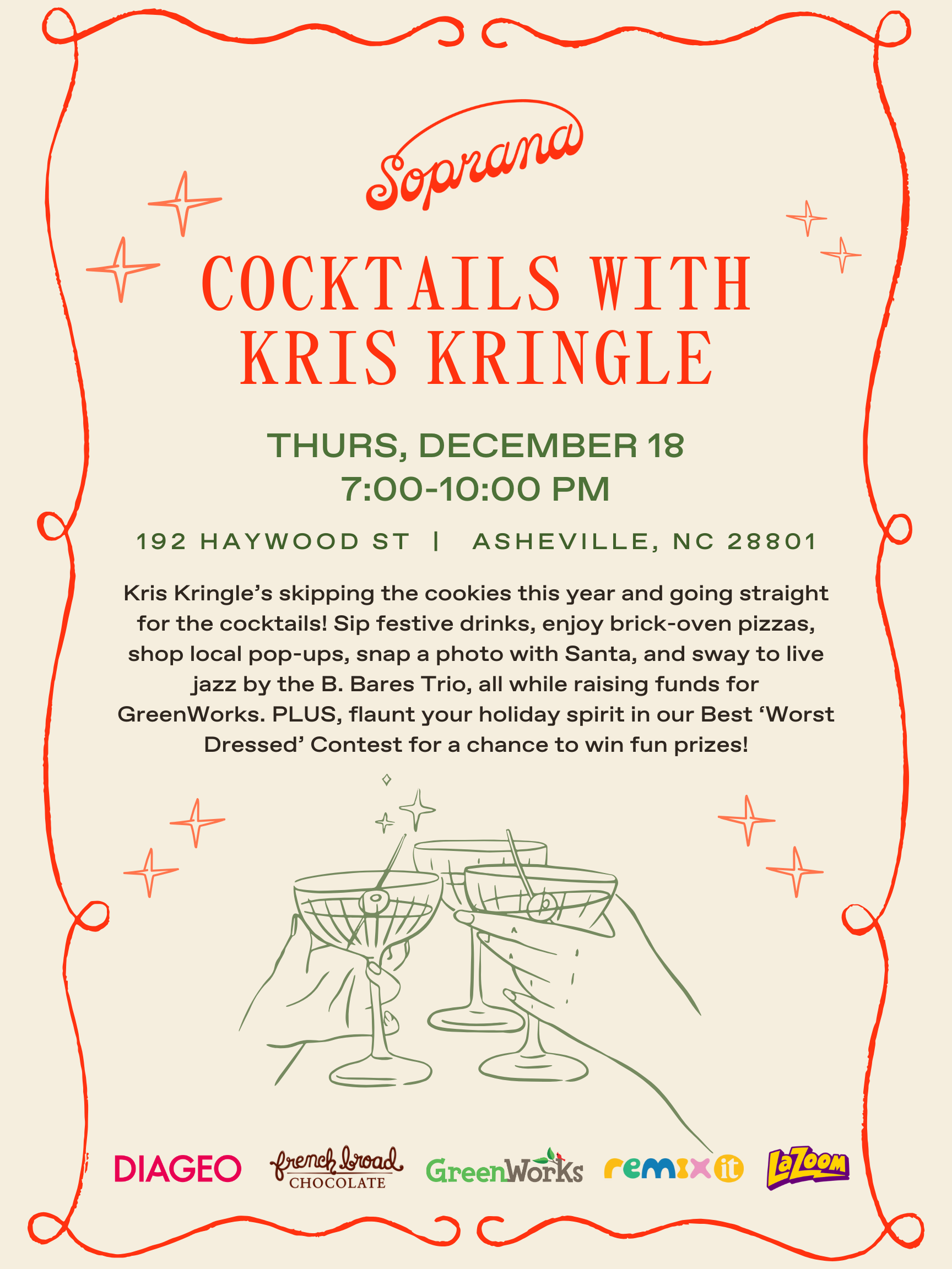 Cocktails with Kris Kringle